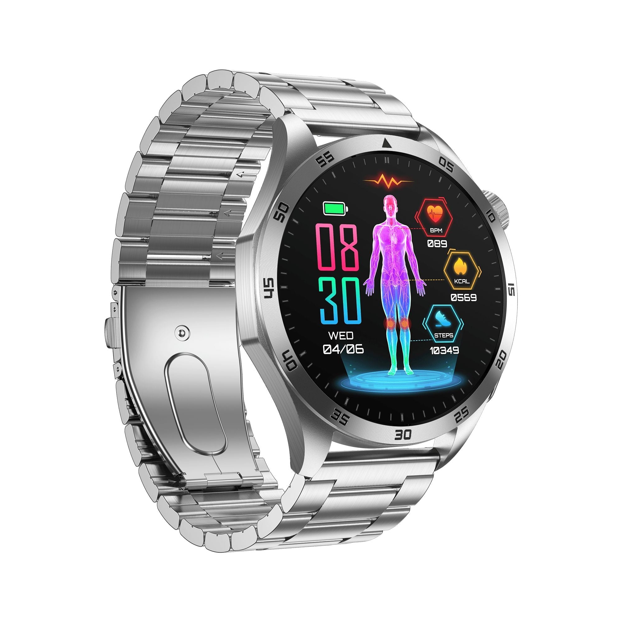 Suga45 Micro Health Check ECG/EKG Blood Glucose Smart Health Monitoring Watch