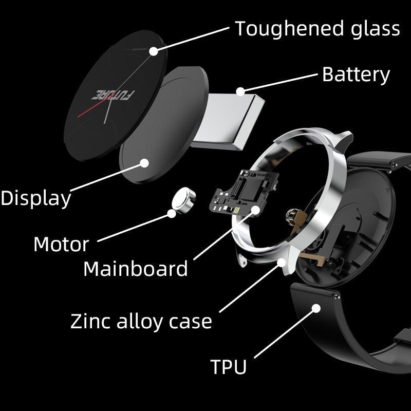 SugaS2 Buit-in NFC Ststem Health Fashion Smart Watch Hear Rate Monitoring Blood Pressure Blood Oxygen
