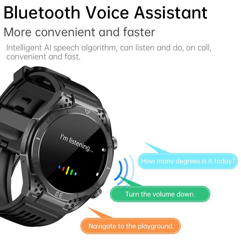 SugaS4 AMOLED ECG Blood Glucose Blood Pressure Heart Rate Bluetooth Voice Call Smart Watch