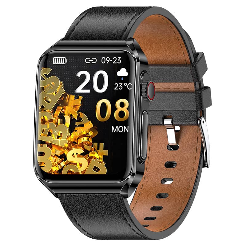 Suga05 ECG/EKG Blood Sugar Uric acid blood lipid Health Monitoring SOS Calls Smart Watch