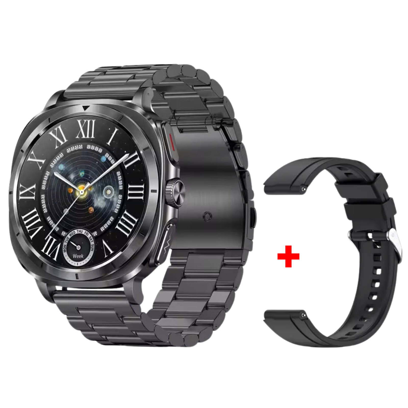 Sugafit® Fettle - Smart Watch 1.43inch Amoled ECG Health Monitoring Voice Assistant SOS Outdoor Sports Fitness Tracker