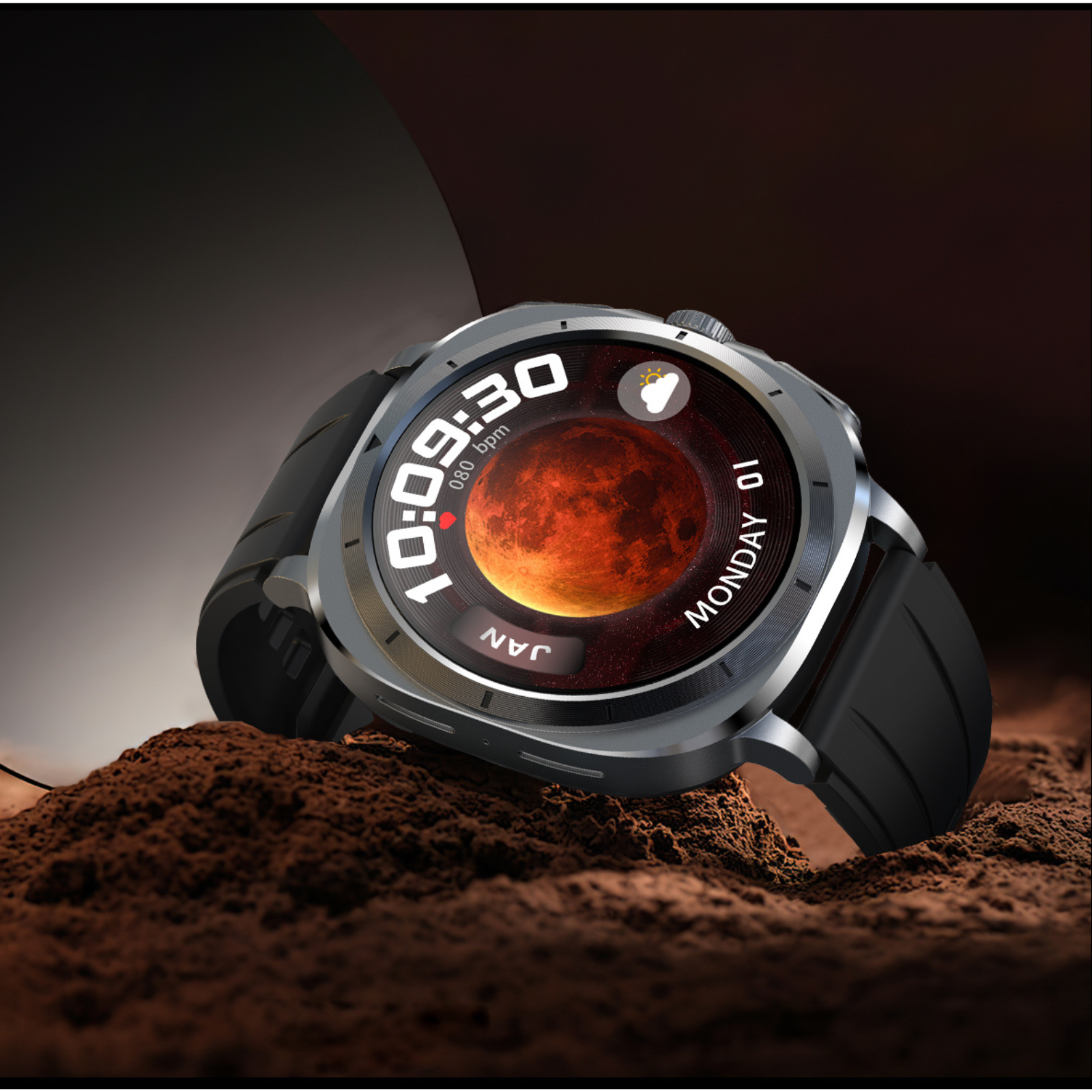 Sugafit® Fettle - Smart Watch 1.43inch Amoled ECG Health Monitoring Voice Assistant SOS Outdoor Sports Fitness Tracker