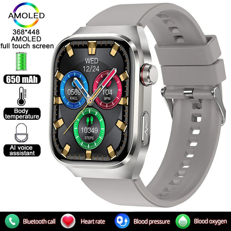 Sugafit® Lifetrack Ultra - Lipid uric Acid ECG/EKG Blood Sugar Blood Pressure Health Management Smart Watch