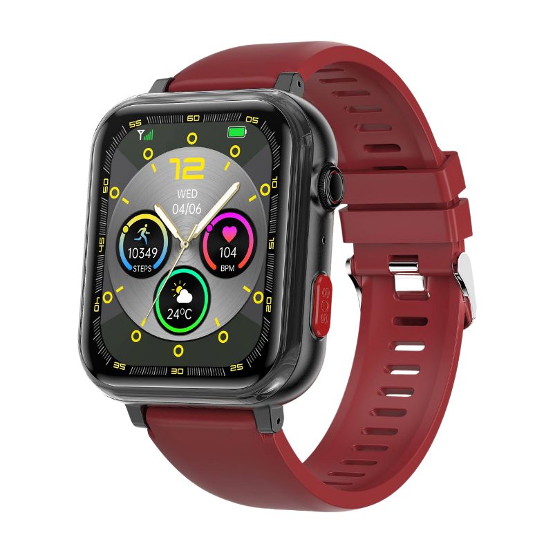 Suga18 Fall Detection One-click SOS Call GPS Positioning Blood Glucose Texts and Receive Notification Health Smart Watch