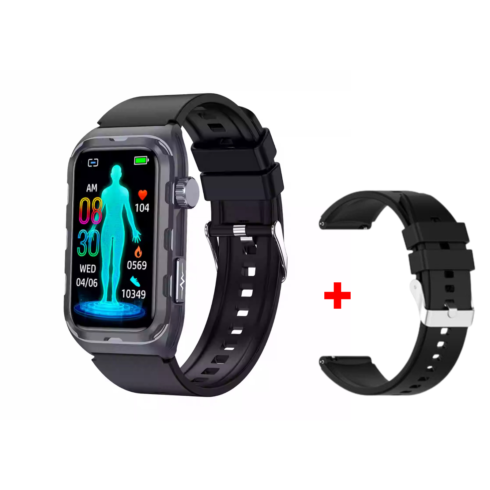 Sugafit® Fitness - Smart Bracelet ECG Health Monitoring Blood Pressure Glucose Heart Rate Wristwatch