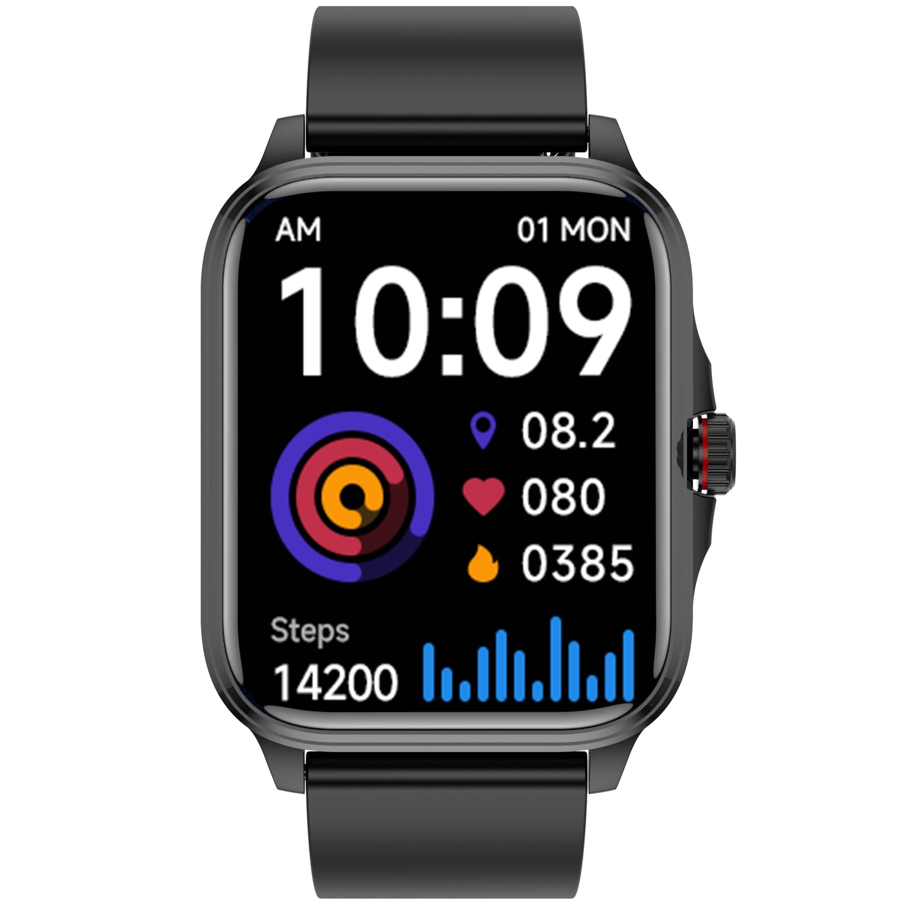 Suga90 Large 1.91-inch Full-touch Screen Non-invasive Blood Glucose Fashion Health Smart Watch
