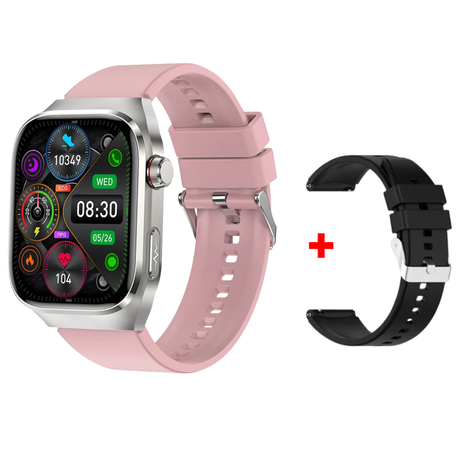 Sugafit® Lifetrack Ultra - Lipid uric Acid ECG/EKG Blood Sugar Blood Pressure Health Management Smart Watch