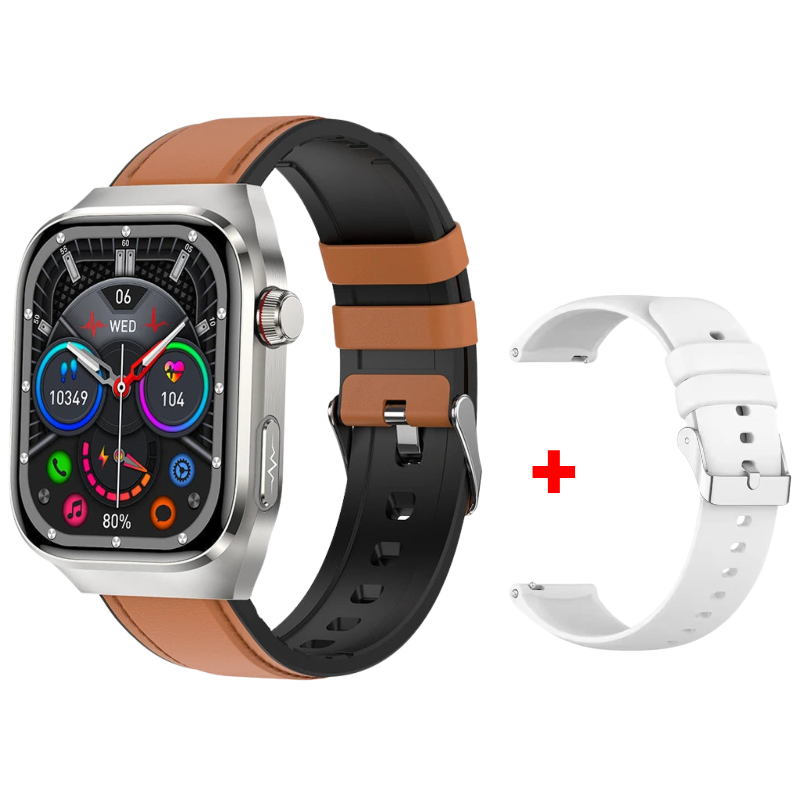 Sugafit® Lifetrack Ultra - Lipid uric Acid ECG/EKG Blood Sugar Blood Pressure Health Management Smart Watch