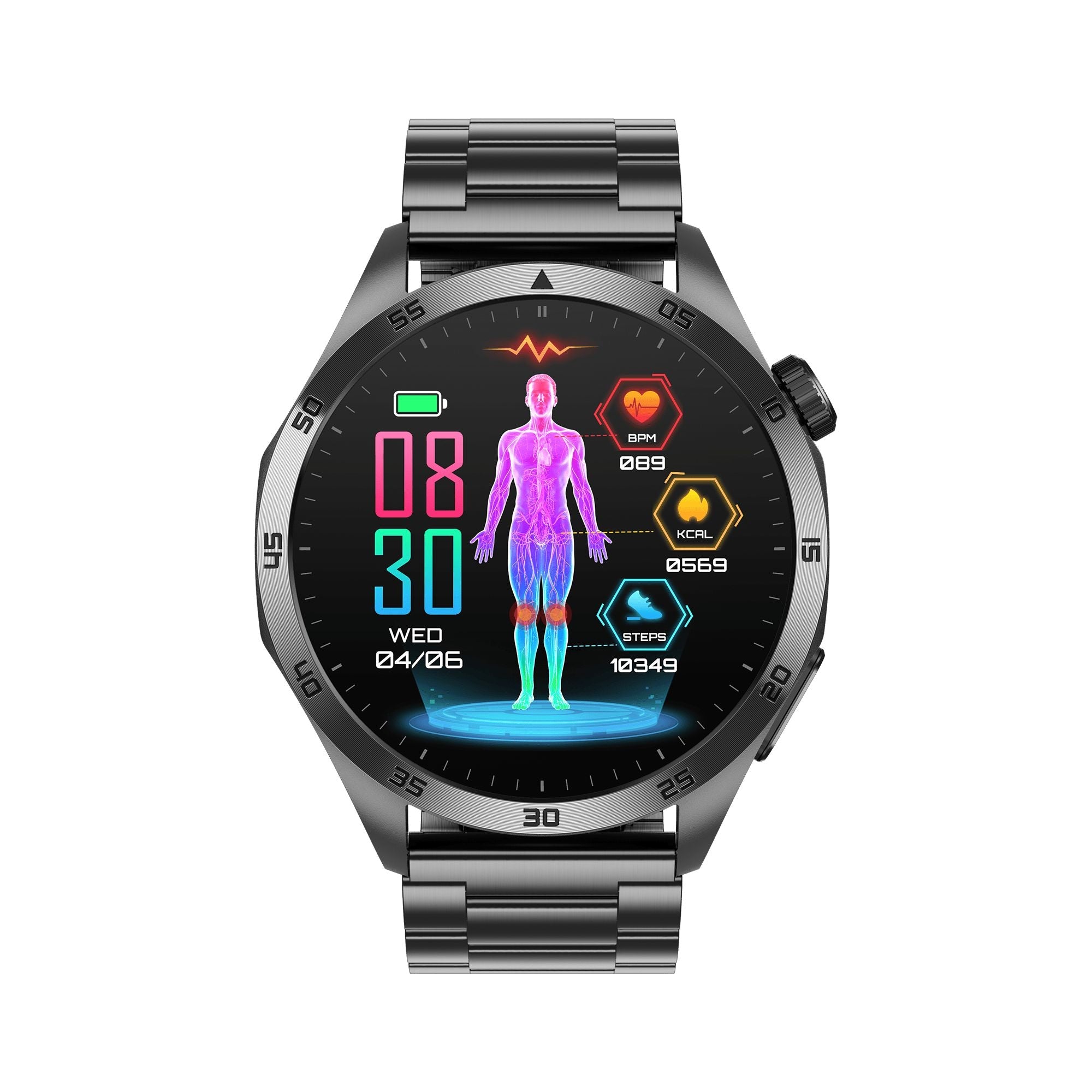 Suga45 Micro Health Check ECG/EKG Blood Glucose Smart Health Monitoring Watch