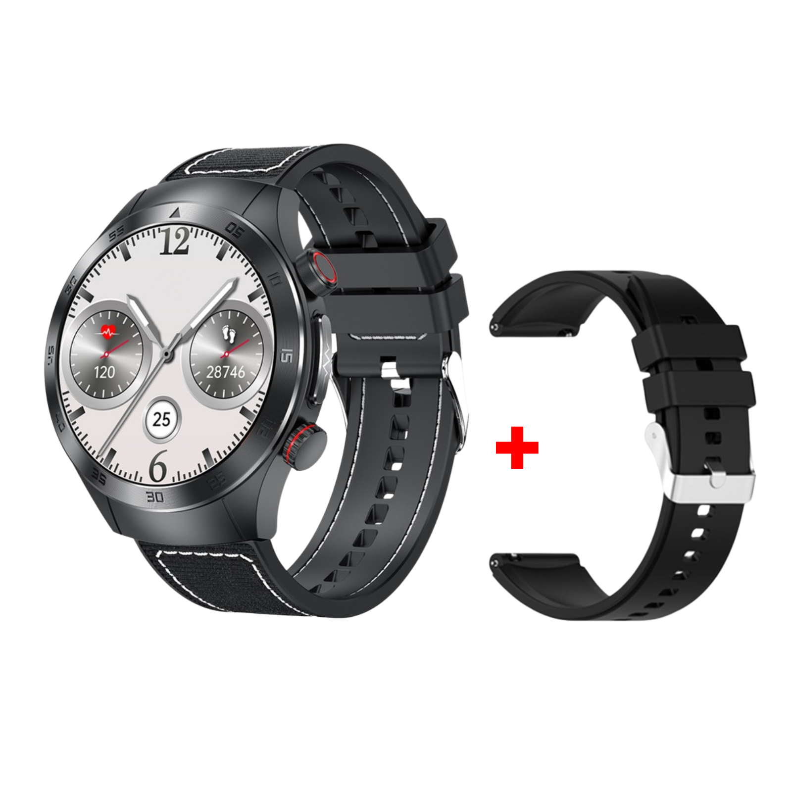 Sugafit® HealthWave Max - Best Medical Diagnosis Smart Watch, Blood Lipids Uric Acid Blood Glucose watch, ECG+PPG Fitness Tracker
