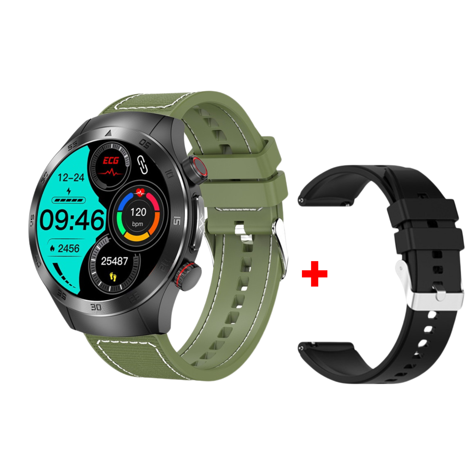 Sugafit® HealthWave Max - Best Medical Diagnosis Smart Watch, Blood Lipids Uric Acid Blood Glucose watch, ECG+PPG Fitness Tracker