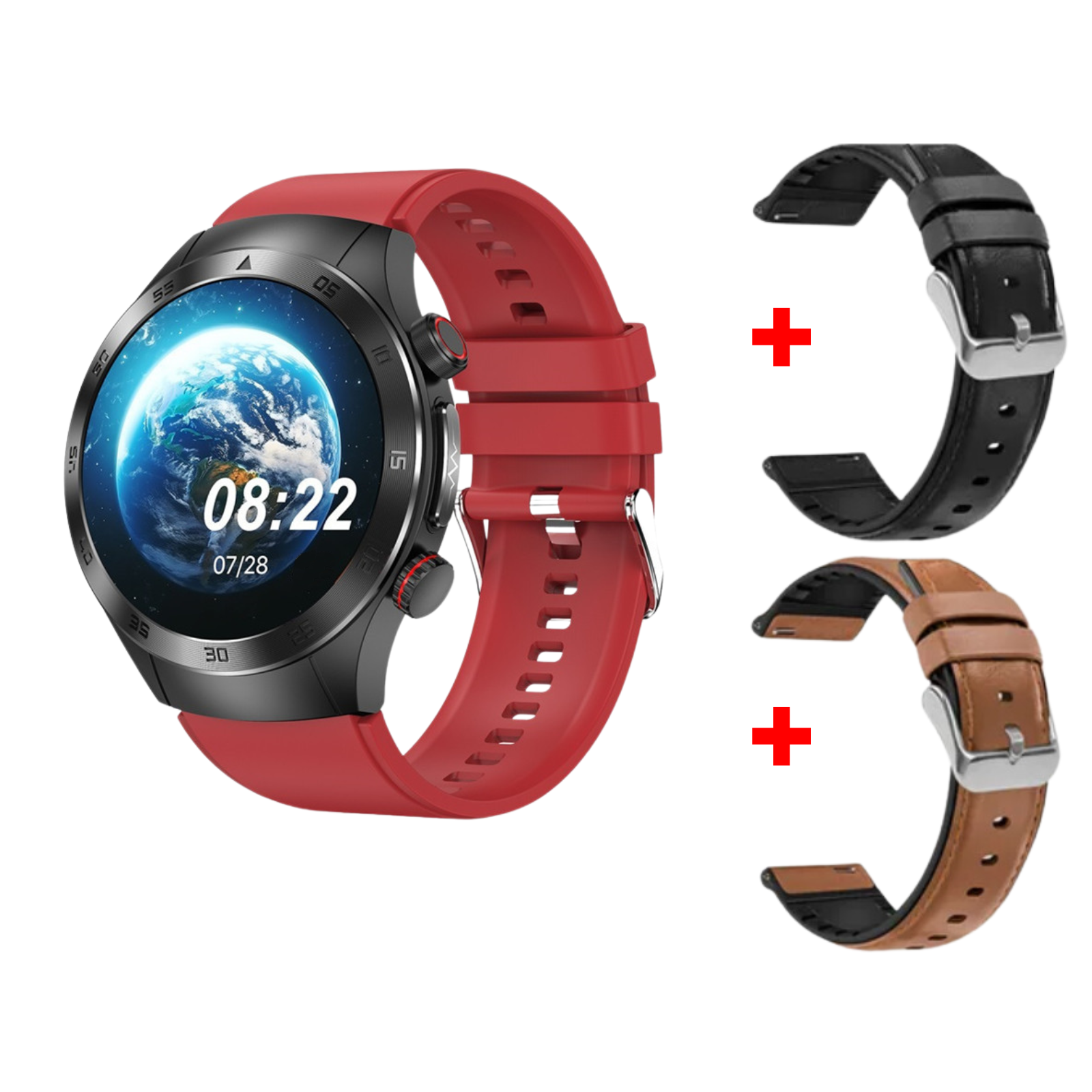 Sugafit® HealthWave Max - Best Medical Diagnosis Smart Watch, Blood Lipids Uric Acid Blood Glucose watch, ECG+PPG Fitness Tracker