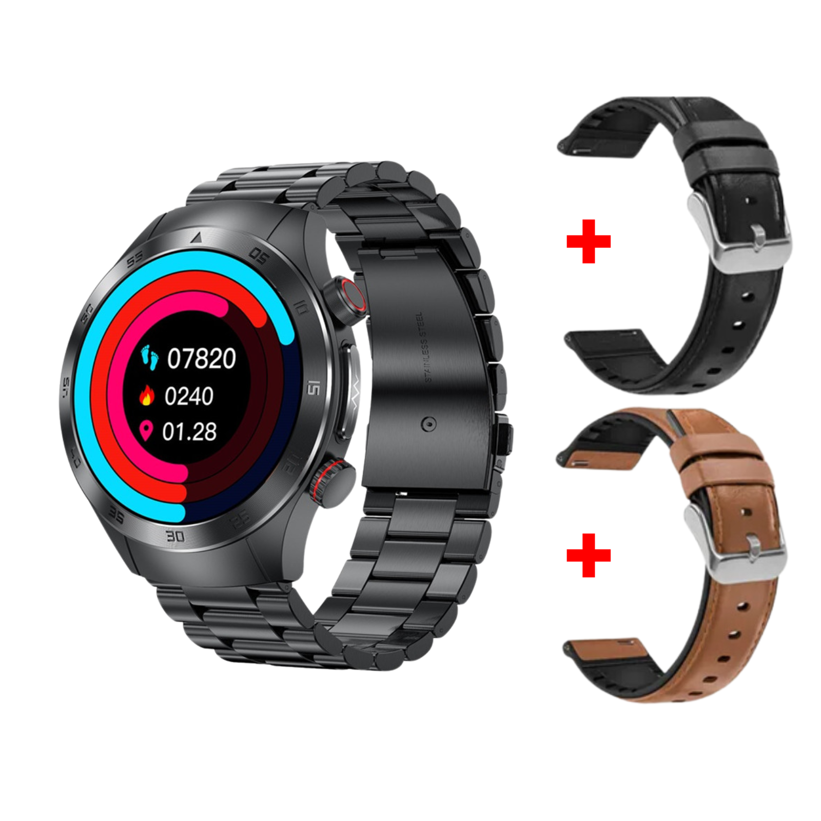 Sugafit® HealthWave Max - Best Medical Diagnosis Smart Watch, Blood Lipids Uric Acid Blood Glucose watch, ECG+PPG Fitness Tracker