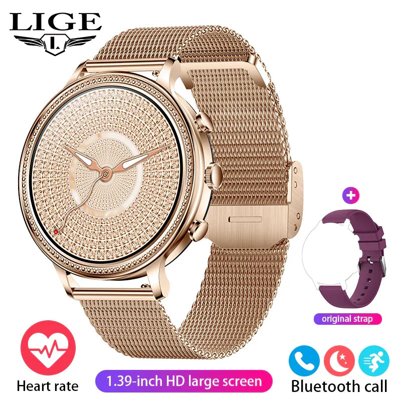 Sugafit® Spectra - Smart Watches For Women Bluetooth Call Connected Phone Women Watch Health Monitor