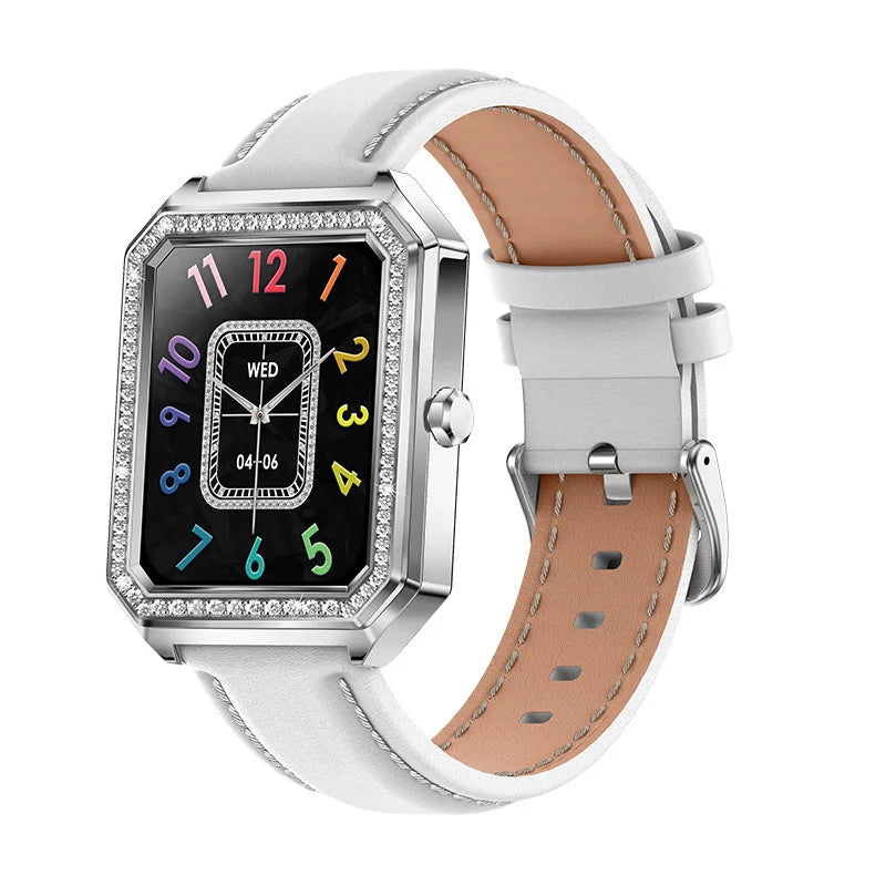 Sugafit® Aquamarine - Smart Watch Ladies Bluetooth Call Health Monitor Blood Pressure Fitness Tracker For Women