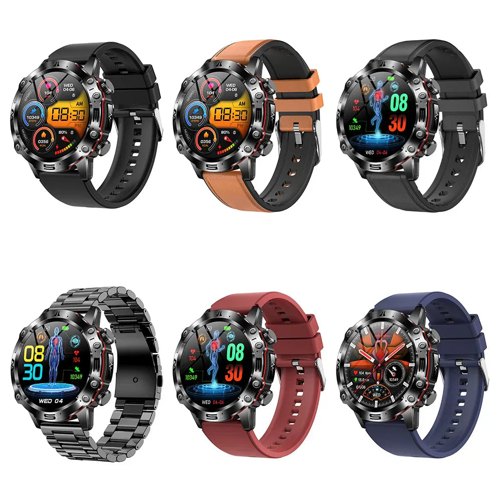 Sugafit® Wellness Pro - ECG/EKG HRV Professional Blood Glucose Blood Pressure Monitoring and Health Smart Watch