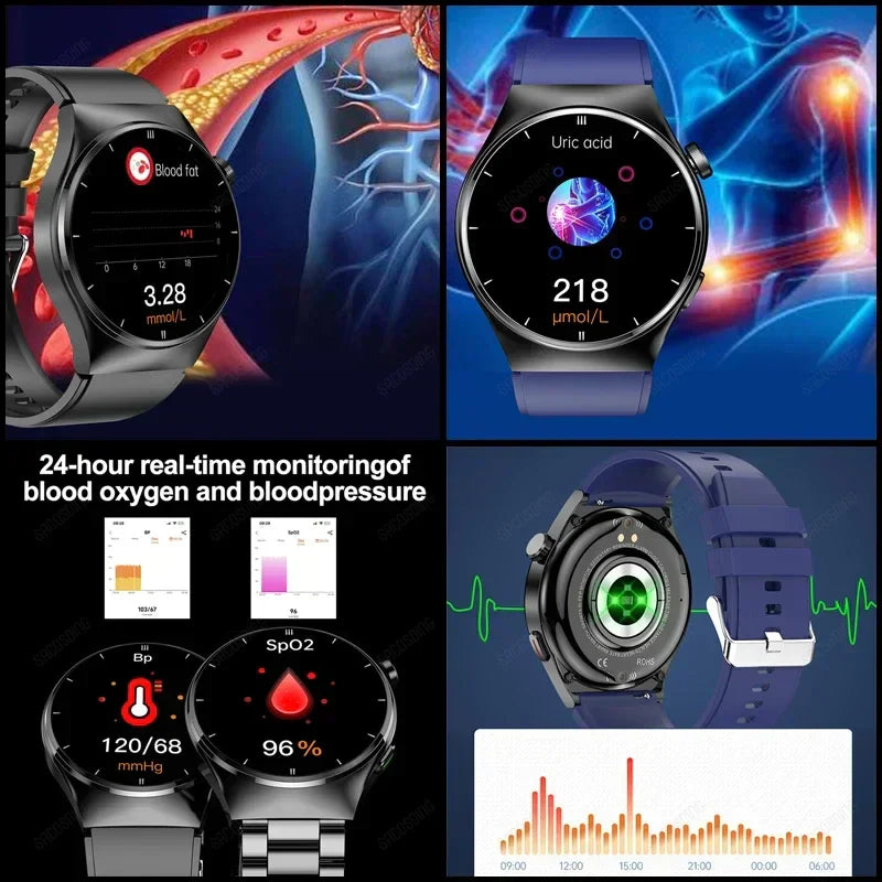 Sugafit® Ultimate - Stabilize blood pressure, control blood sugar, uric acid and blood Lipid Smartwatch