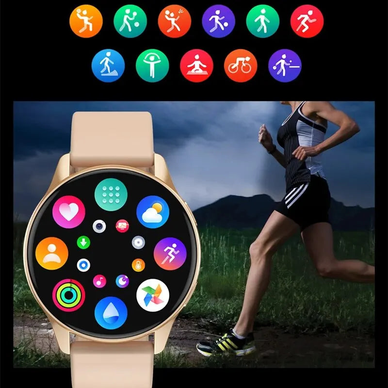 Sugafit® Allure - Smart Watch Wireless Charging Smartwatch Bluetooth Calls Watches Men Women Fitness Bracelet