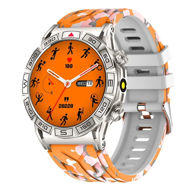 Sugafit® Shield - Smart Watch Men Altitude Compass GPS Sports 1ATM Waterproof Watch Bluetooth Talk SmartWatches