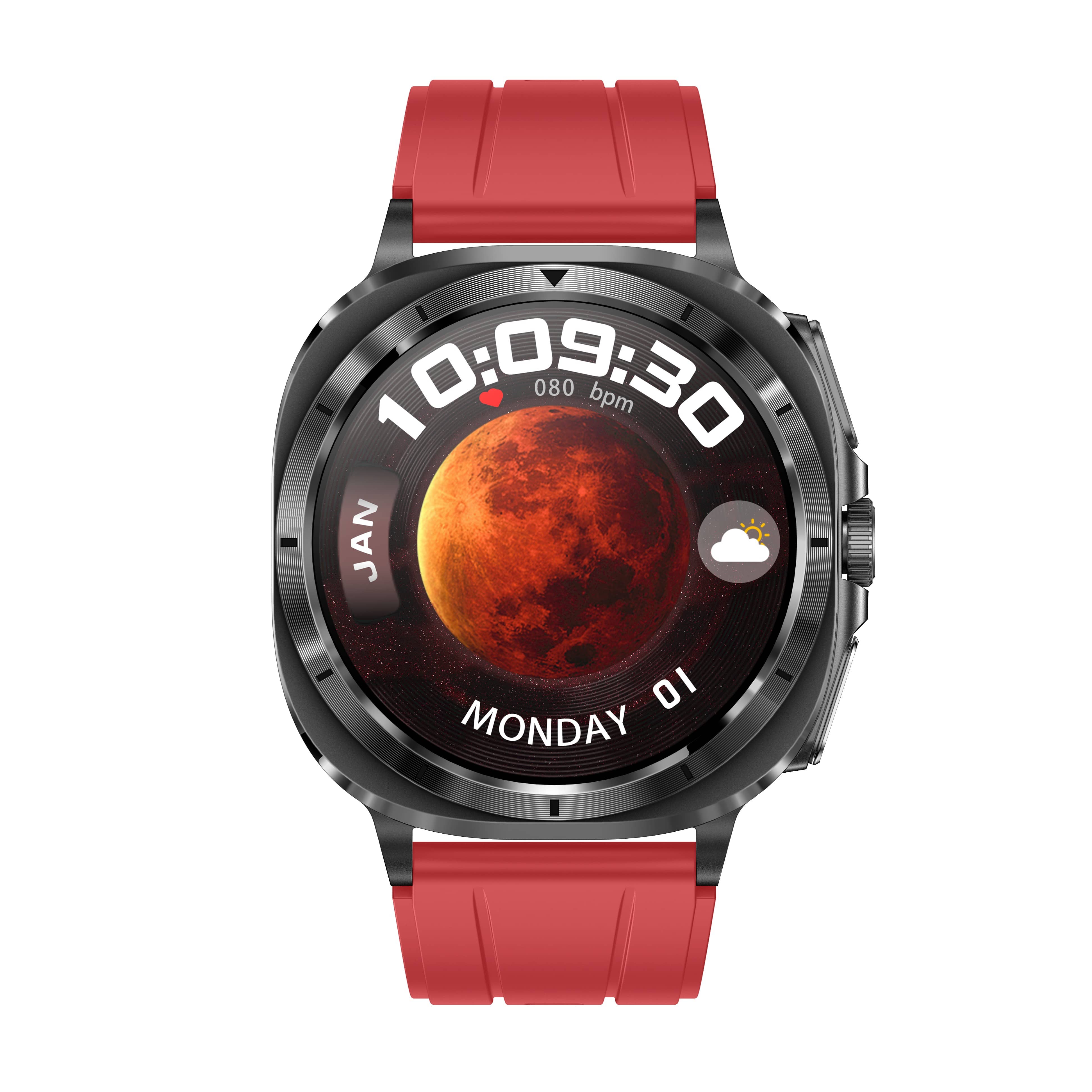 Suga492 One-click ECG/EKG Blood Glucose Blood Pressure Call Intelligent Sports Health Smart Watch