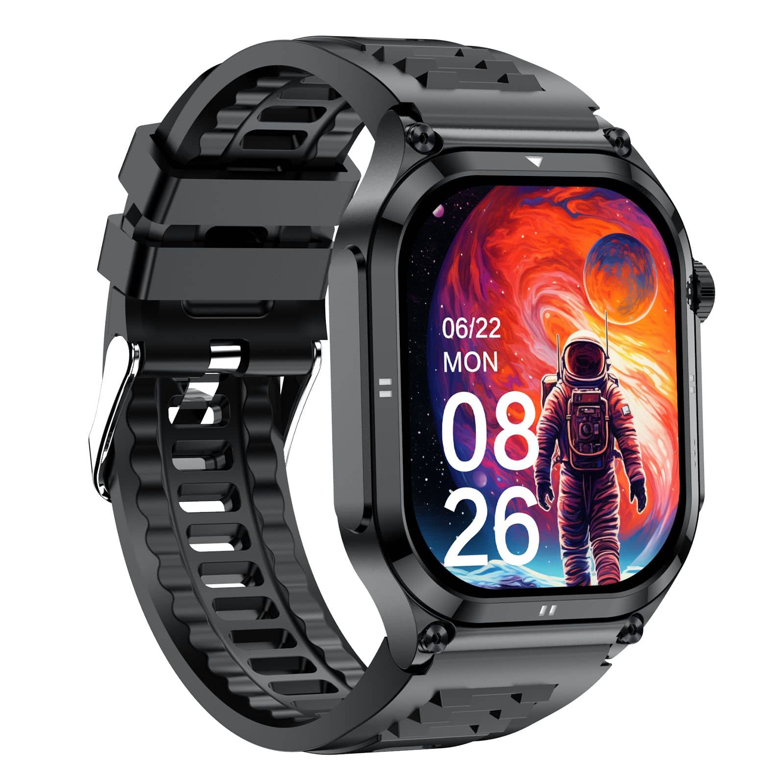 Suga281 AMOLED Slim Blood Glucose Outdoor ECG/EKG Bluetooth Calls Health Measurement Smart Watch