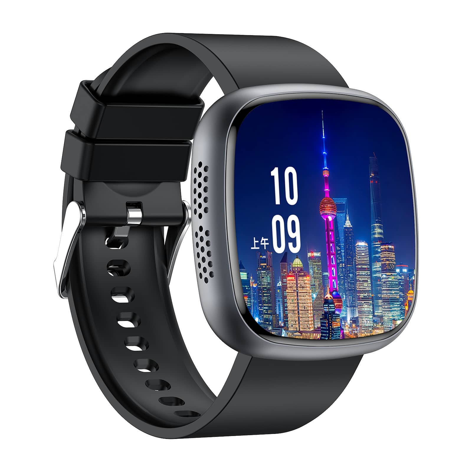 Suga593 Professional ECG Blood Glucose Blood Pressure Heart Rate HRV Monitoring Smart Watch