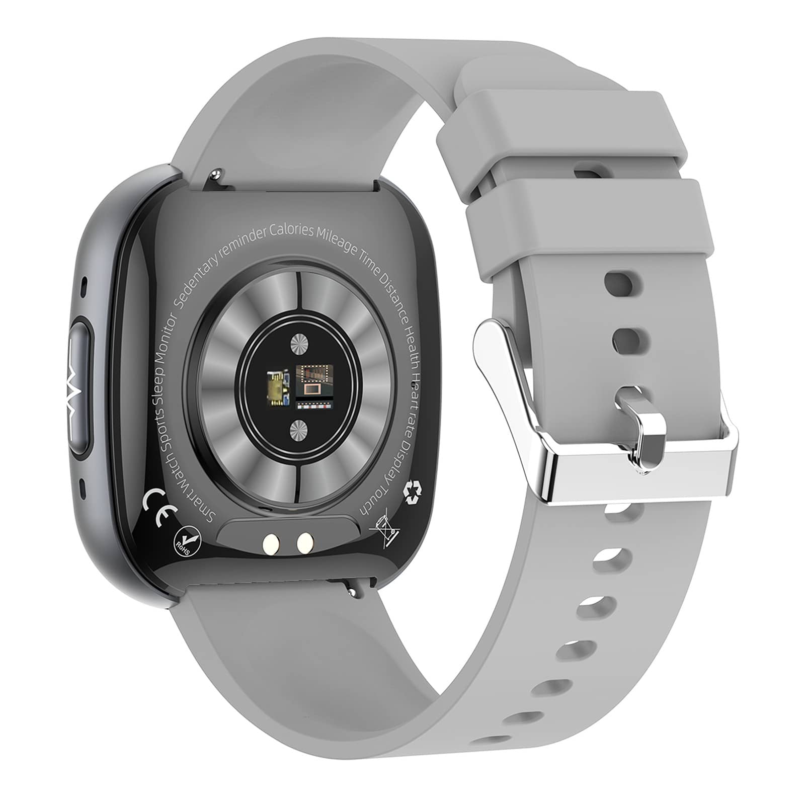 Suga593 Professional ECG Blood Glucose Blood Pressure Heart Rate HRV Monitoring Smart Watch