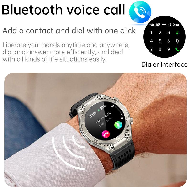 SugaS4 AMOLED ECG Blood Glucose Blood Pressure Heart Rate Bluetooth Voice Call Smart Watch