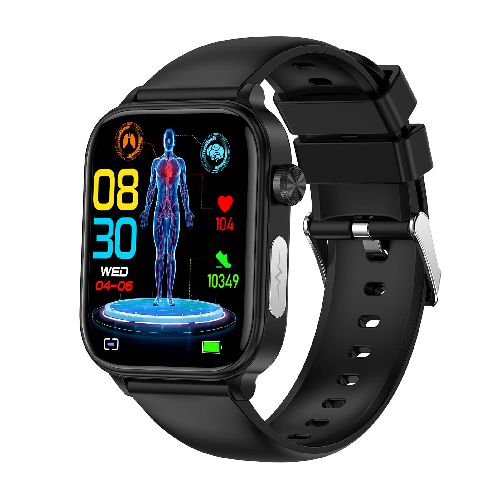 Suga570 Professional ECG/EKG Non invasive Blood Glucose Health Smart Call Watch