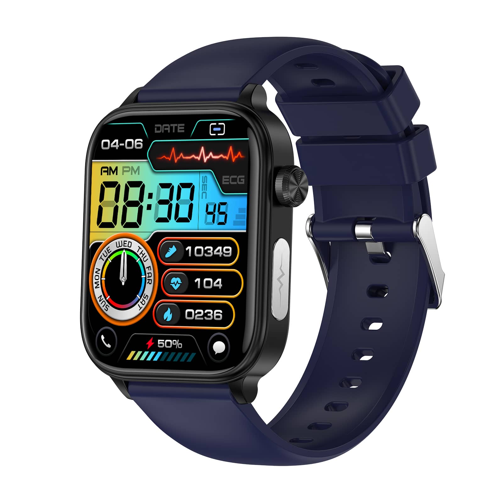 Suga570 Professional ECG/EKG Non invasive Blood Glucose Health Smart Call Watch