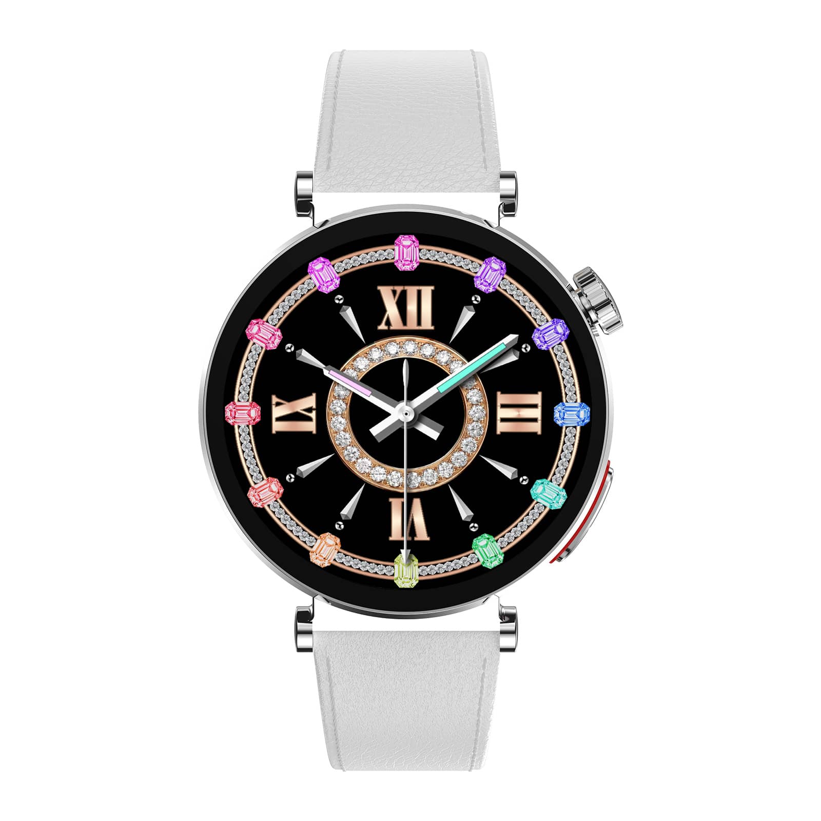 Suga40 Blood Sugar Blood Pressure Blood Oxygen Monitoring Women‘s Smart Watch