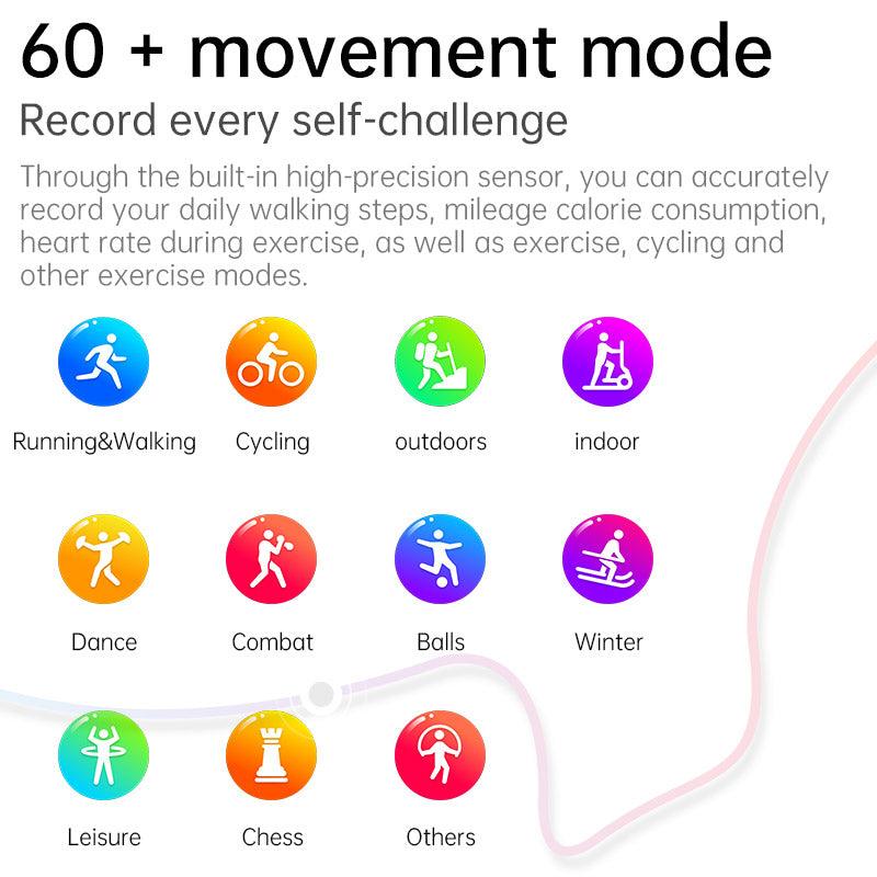 SugaS4 AMOLED ECG Blood Glucose Blood Pressure Heart Rate Bluetooth Voice Call Smart Watch
