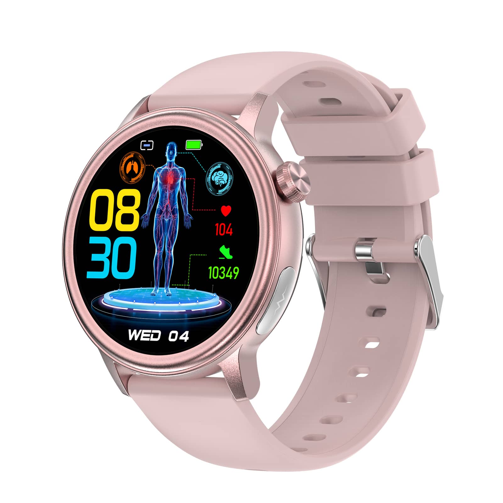 Suga470 Professional ECG/EKG Suga Pro Health Smart Watch Non-invasive Blood Glucose and Pressure Monitoring