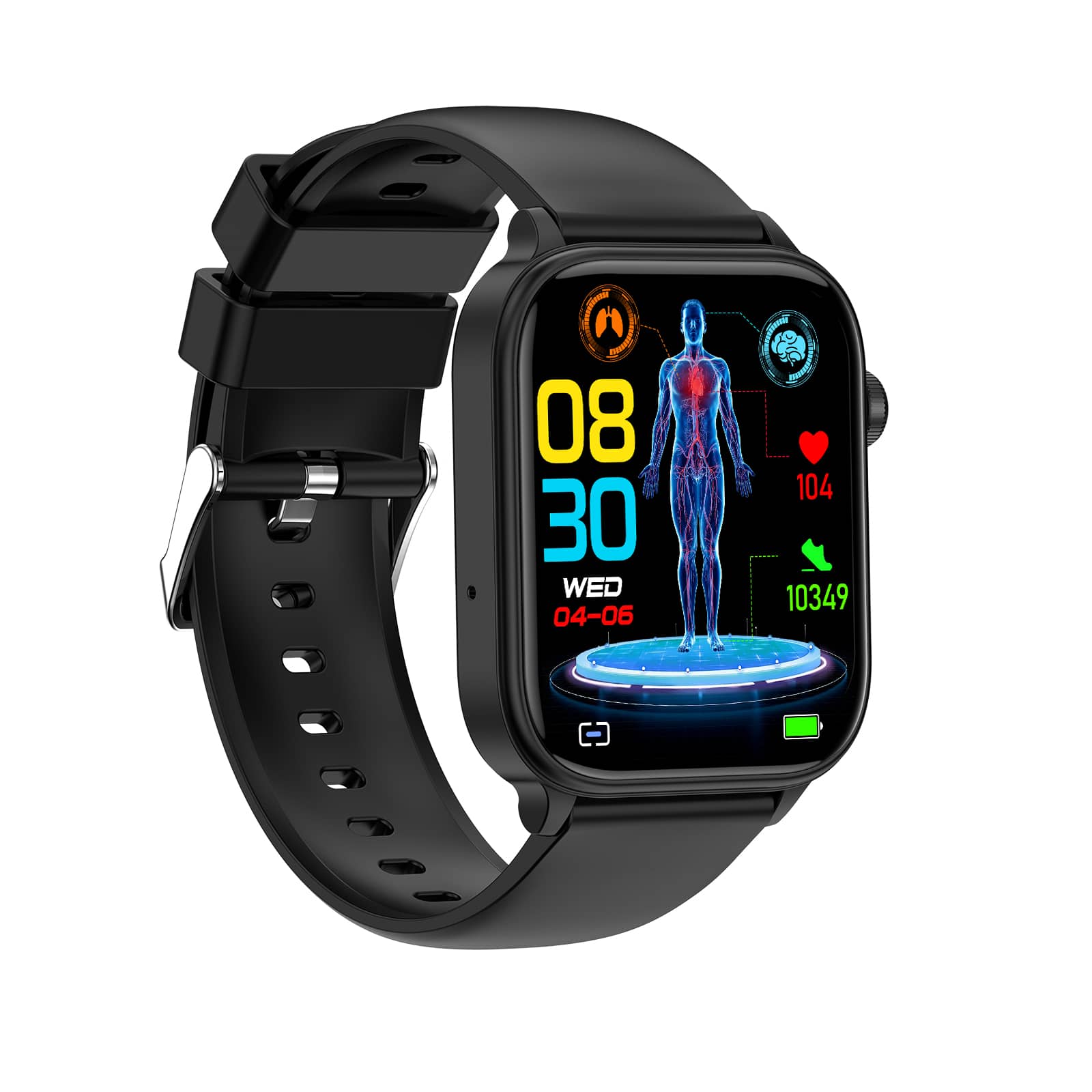 Suga570 Professional ECG/EKG Non invasive Blood Glucose Health Smart Call Watch