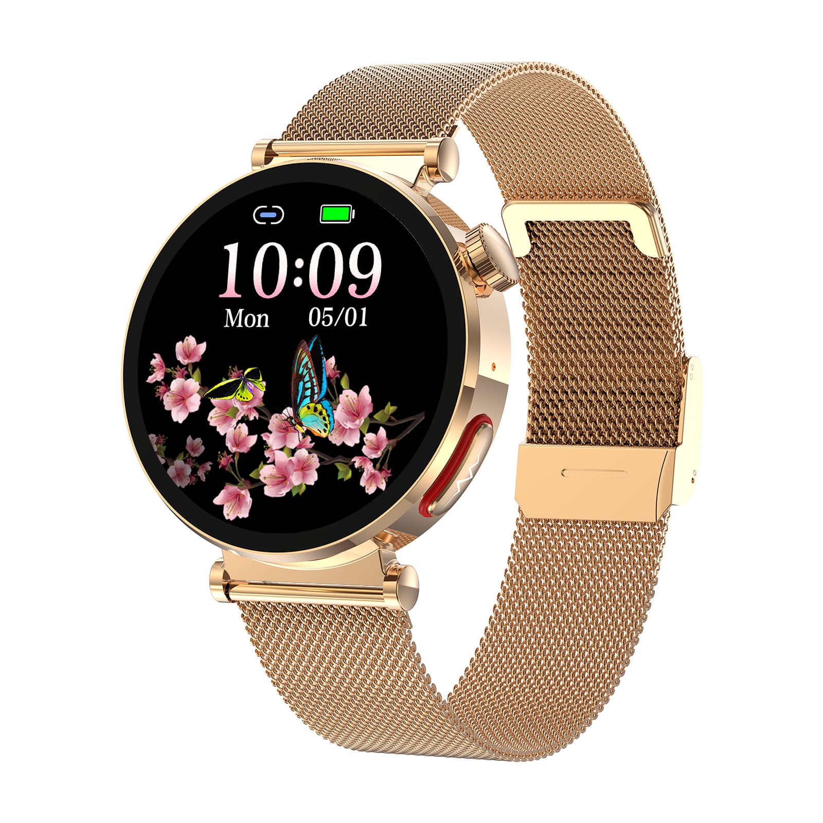 Suga40 Blood Sugar Blood Pressure Blood Oxygen Monitoring Women‘s Smart Watch