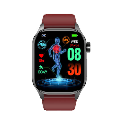 PH580 ECG/EKG Blood Sugar Blood Pressure Call Intelligent Health Management Smart Watch