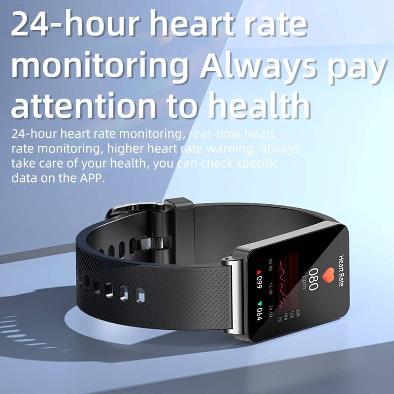 Suga80 One-click Blood Glucose Blood Pressure Sleep Heart Rate Measurement Sports Smart Bracelet