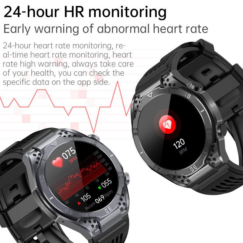SugaS4 AMOLED ECG Blood Glucose Blood Pressure Heart Rate Bluetooth Voice Call Smart Watch