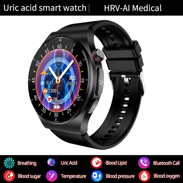 Sugafit® PulseXplorer - Laser Treatment Smart Watch, Blood Sugar, Lipid and Uric Acid Medical Grade ECG+PPG Health Monitoring