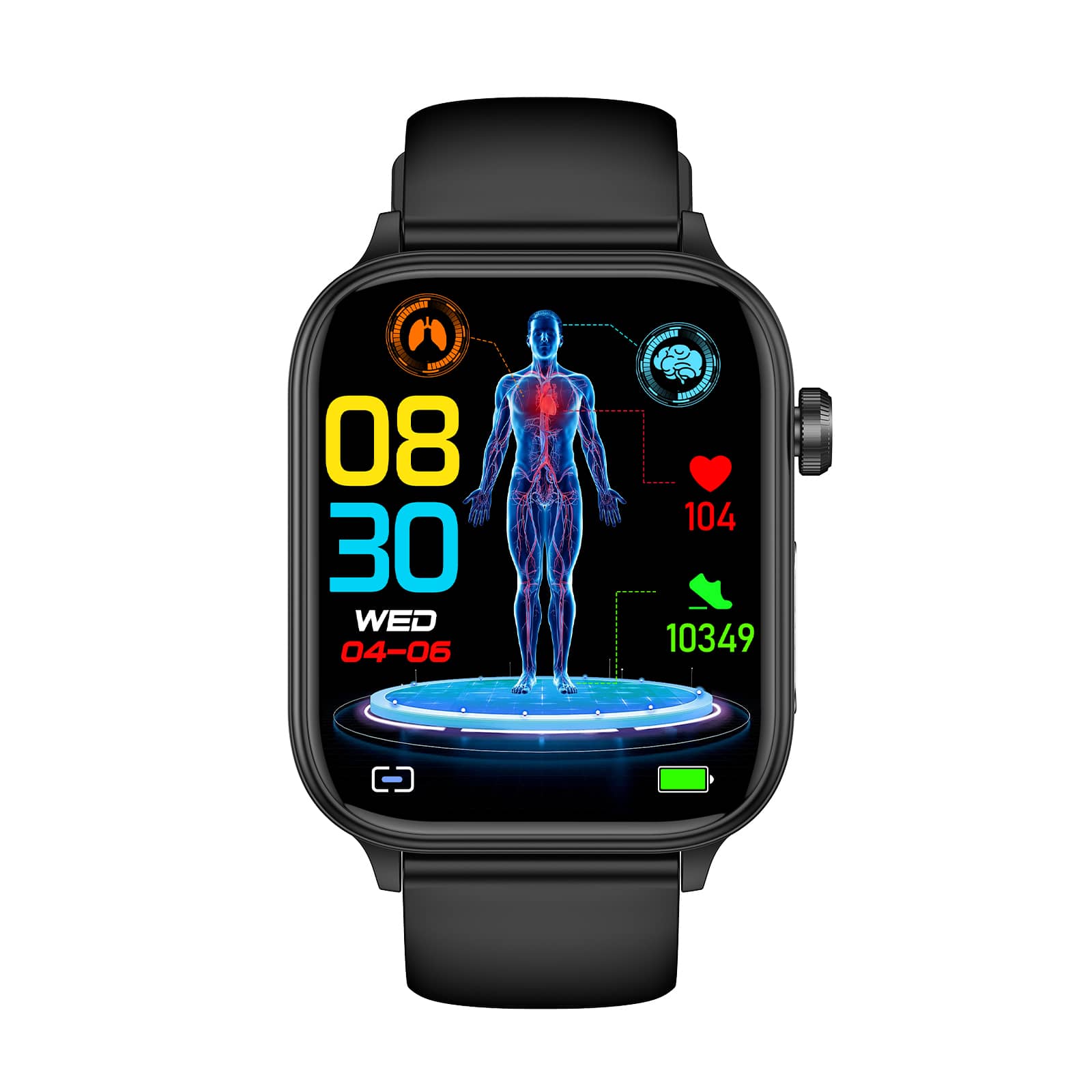Suga570 Professional ECG/EKG Non invasive Blood Glucose Health Smart Call Watch