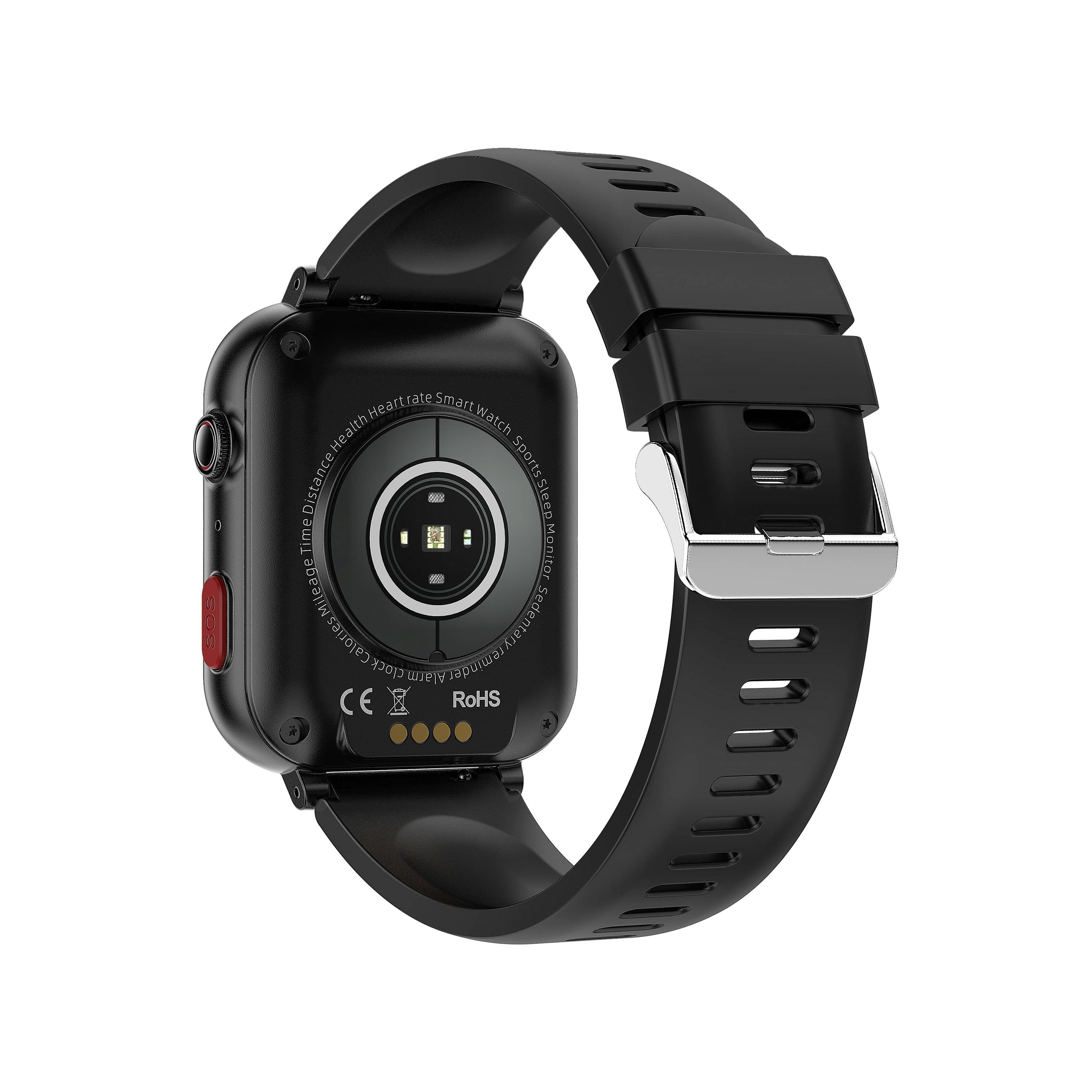 Suga18 Fall Detection One-click SOS Call GPS Positioning Blood Glucose Texts and Receive Notification Health Smart Watch