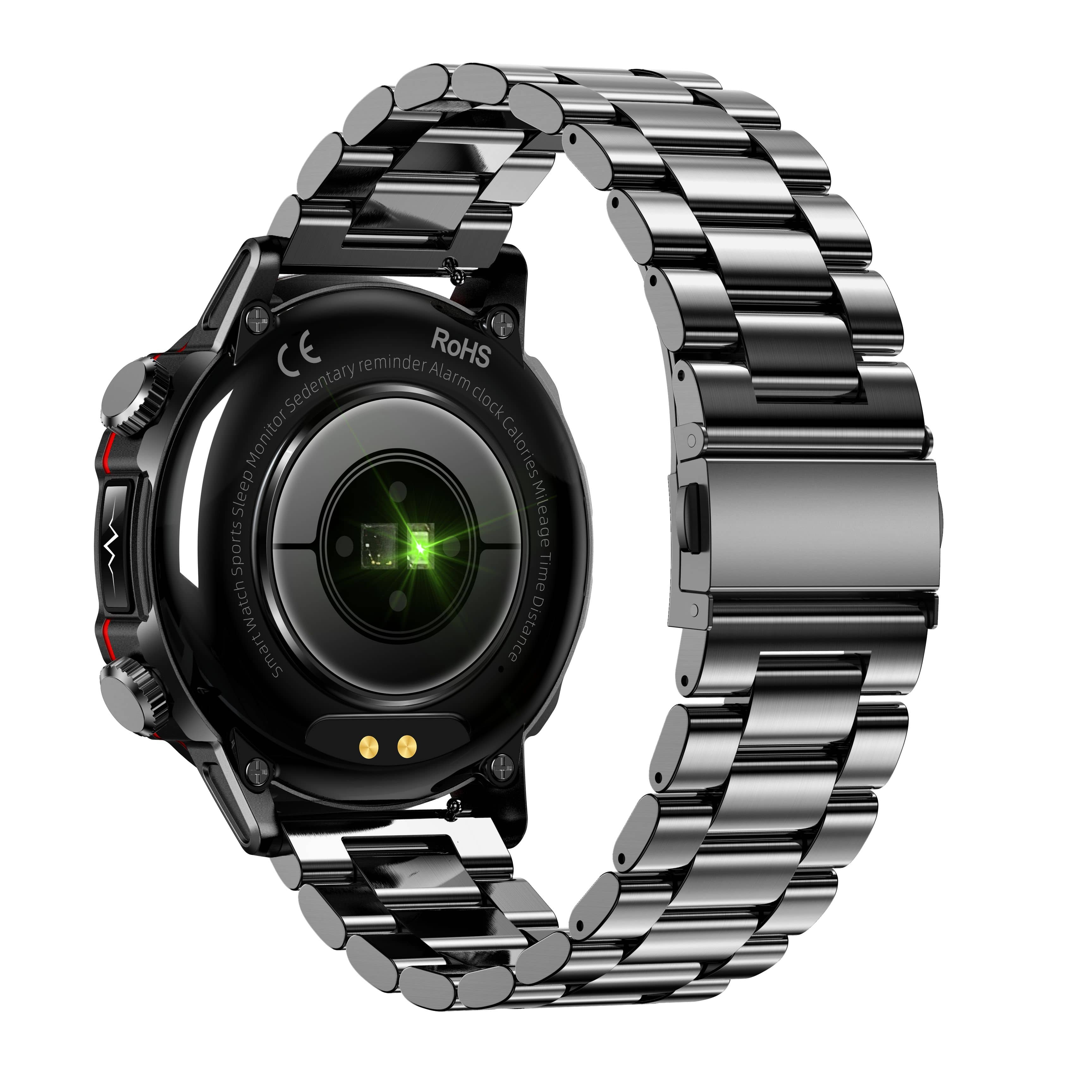 Suga48 Hige-end ECG/EKG Blood Glucose Blood Pressure Health HD Sports Call Smart Watch