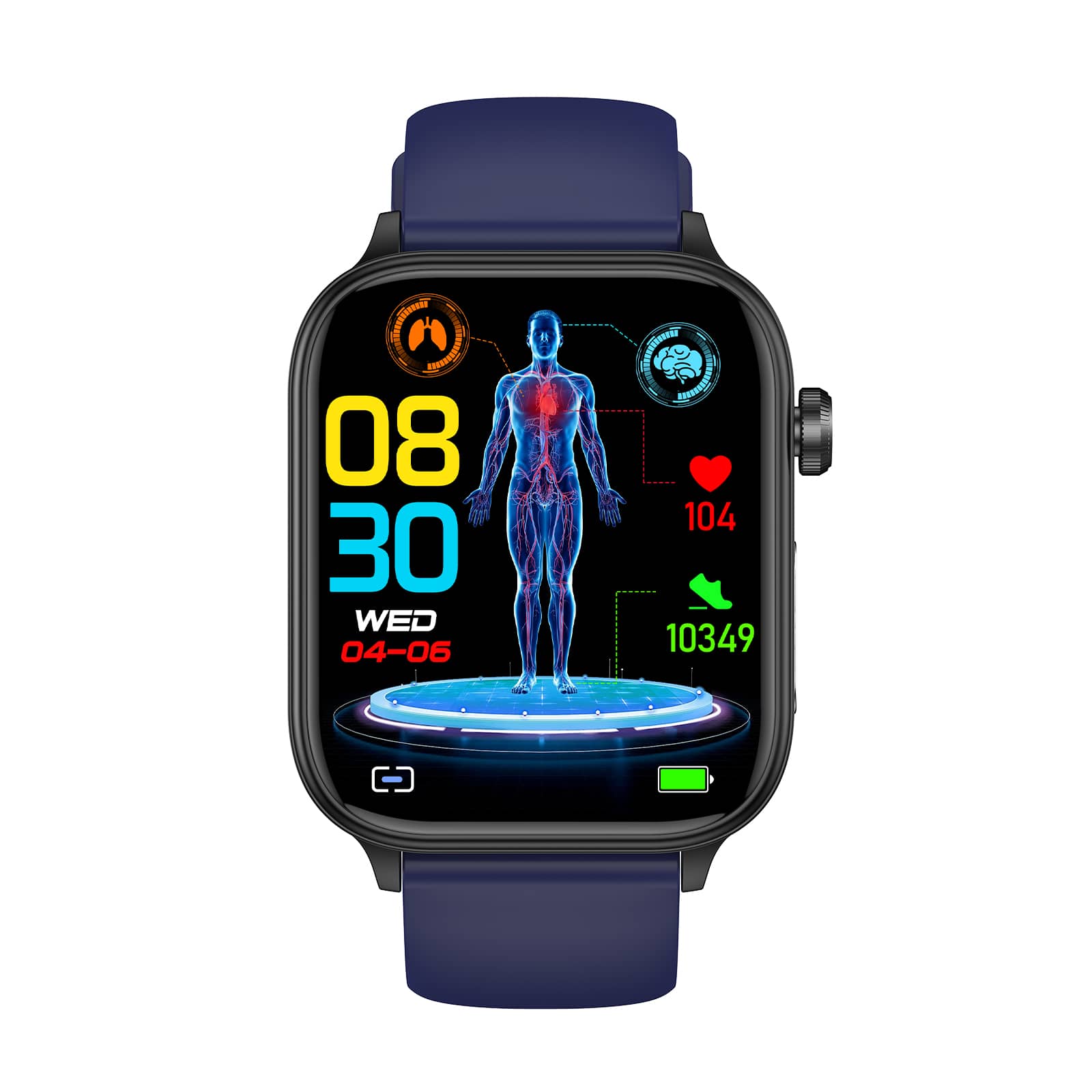 Suga570 Professional ECG/EKG Non invasive Blood Glucose Health Smart Call Watch