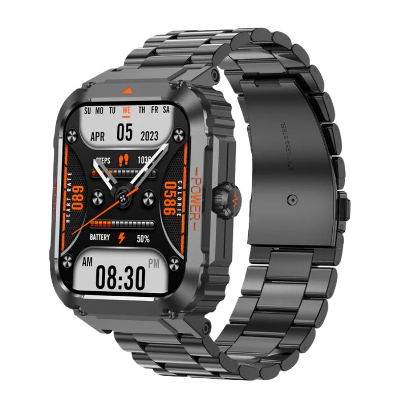 Suga550 Fashion Outdoor Sports Health Smart Watch ECG/EKG Blood Glucose Bluetooth Call 100+ Sports Modes