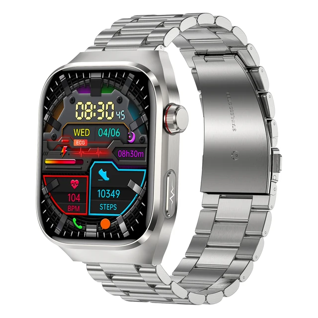 Sugafit® Lifetrack Ultra - Lipid uric Acid ECG/EKG Blood Sugar Blood Pressure Health Management Smart Watch