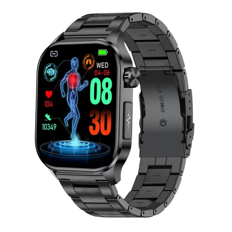 Suga580 ECG/EKG Blood Sugar Blood Pressure Call Intelligent Health Management Smart Watch