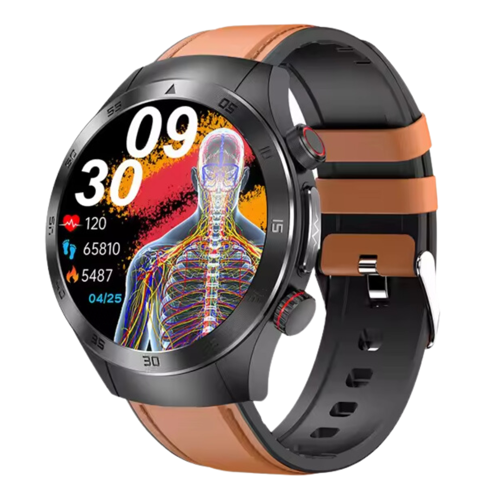 Sugafit® HealthWave Max - Best Medical Diagnosis Smart Watch, Blood Lipids Uric Acid Blood Glucose watch, ECG+PPG Fitness Tracker