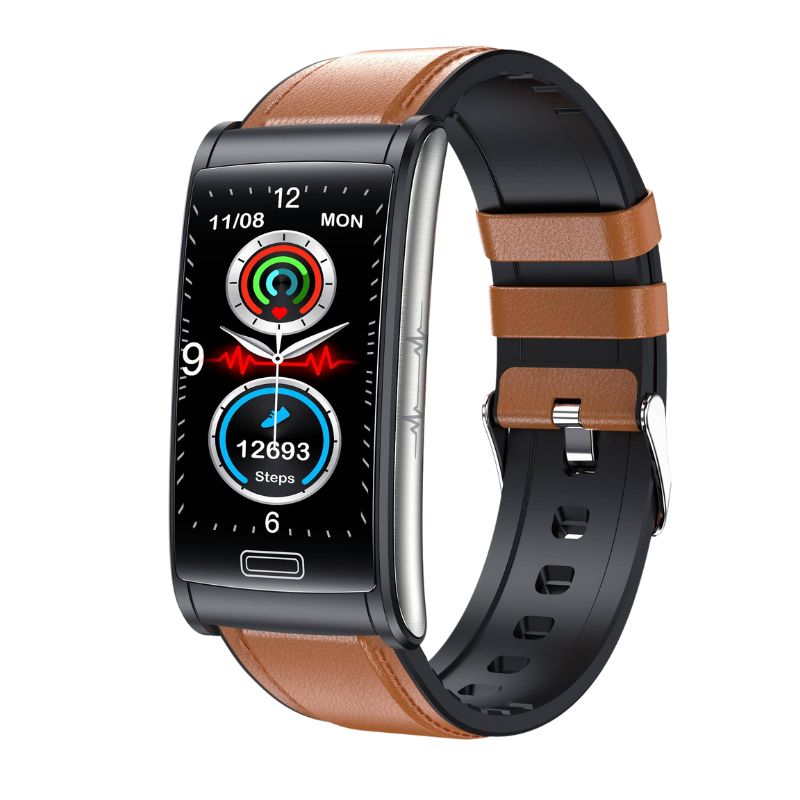 Suga60 1.47HD Large Screen ECG/EKG Blood Glucose Scientific Sleep HRV Smart Fitness Bracelet