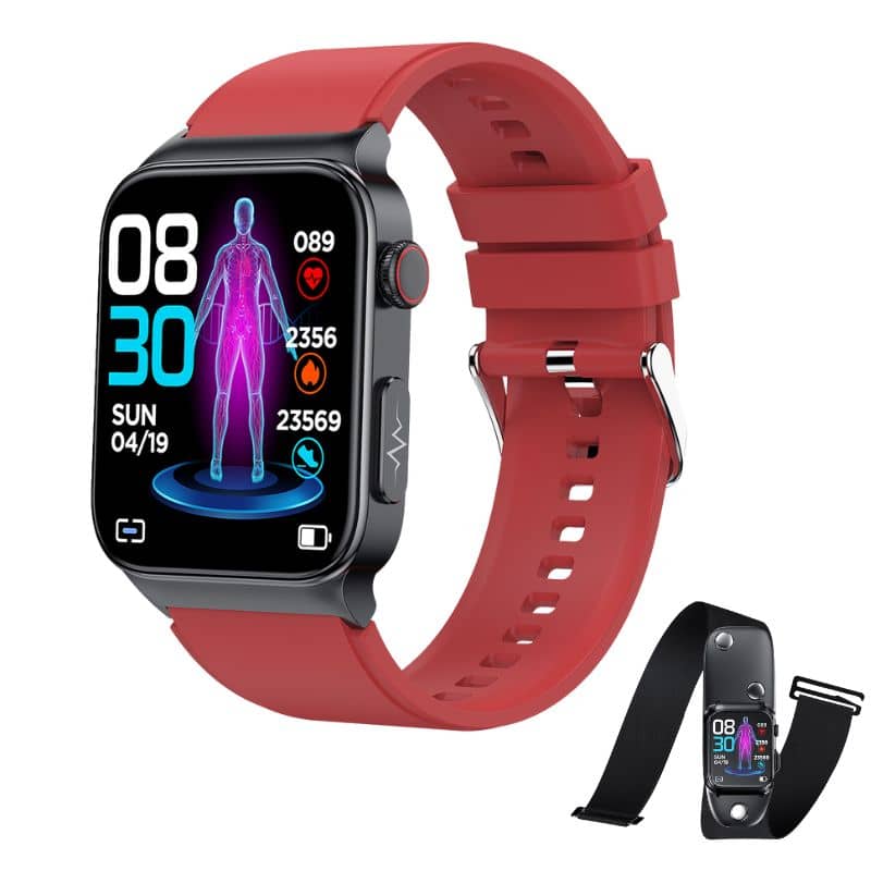 Suga50 High-end ECG/PTT/HRV and Blood Glucose Blood Pressure Heart Rate Smart Health Watch
