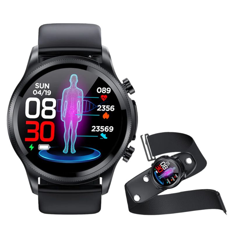Suga400 Cardiac Blood Glucose ECK/EKG Blood Pressure High-end Smart Health Watch